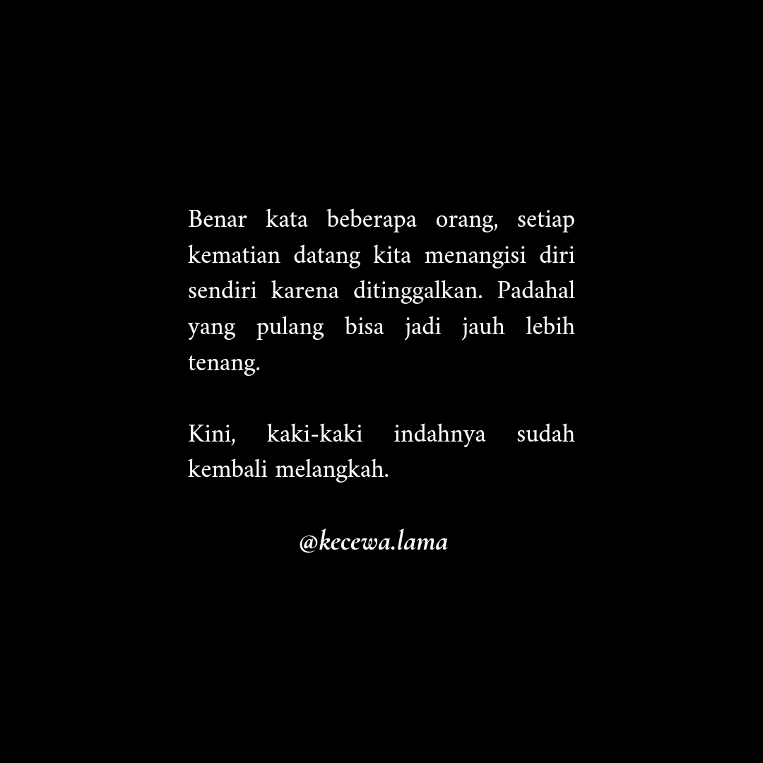 Terinspirasi dari Laura Anna yang sudah tenang.

#LauraAnna