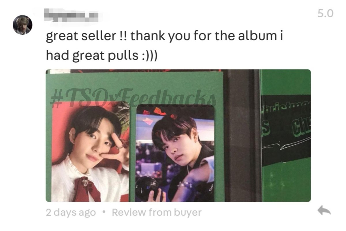 thiccshopMY's tweet photo. ✨FEEDBACKS✨
I appreciate every feedback I receive. Thank you for the continuous support and may you always get good pulls <3
#TSOxFeedbacks https://t.co/IFdF0JE6Jj