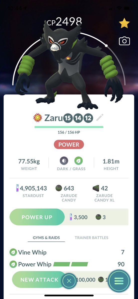 What is everybody putting their rare candy in to at the moment? I’m pouring all of mine in to Zarude! 😁 #PokemonGO #PokemonRaids #Zarude