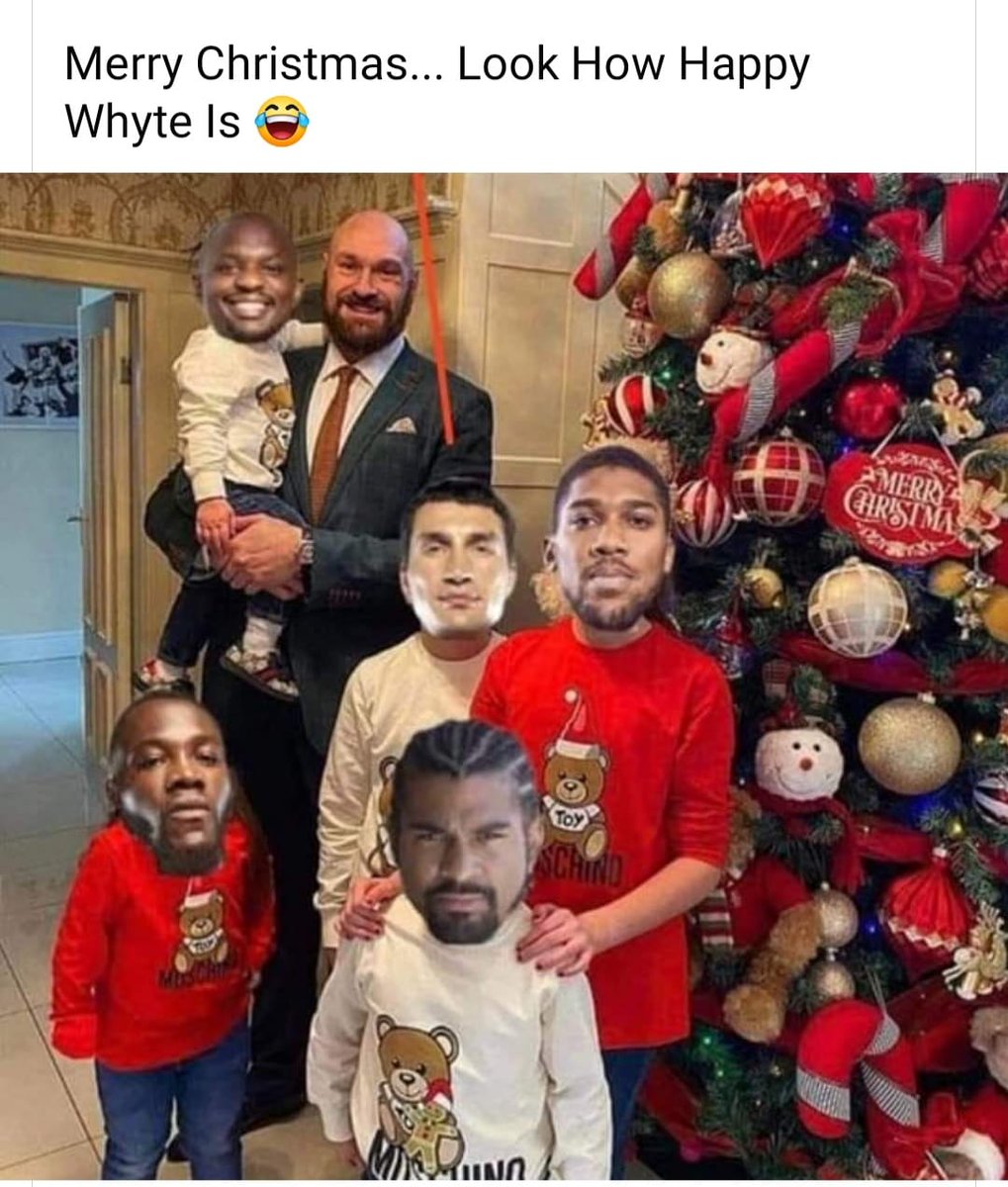 ToombsUK's tweet photo. Merry Christmas @Tyson_Fury 🎄🎄 https://t.co/NNunsAB0Ph