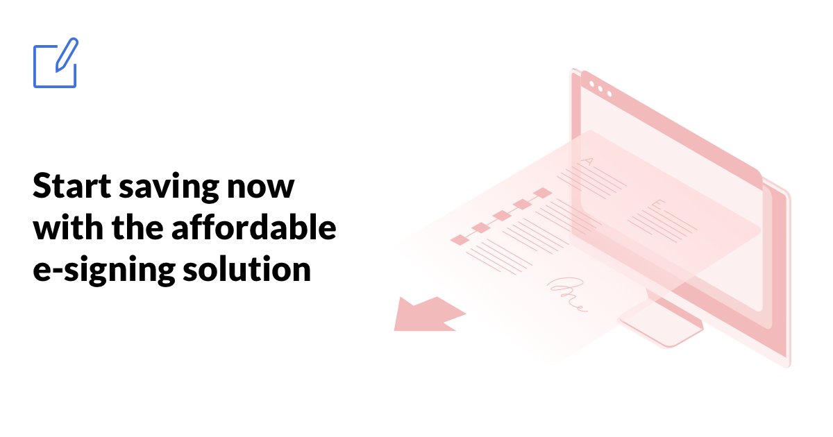 SignRequest's tweet image. At SignRequest we’ve built a seamless and straightforward alternative to pricey e-signing solutions.
 
Spend less and sign faster? Here’s how: bit.ly/3pZ7EN9