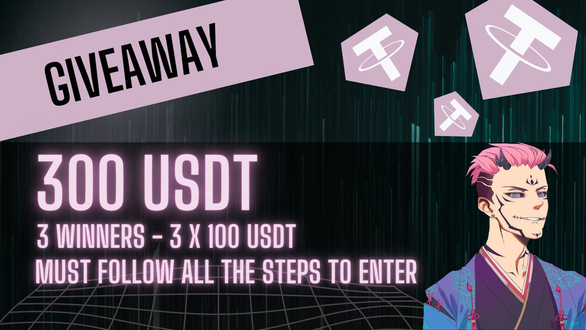 Since yesterday I became a multi-trillionaire, I decided to give something back to the fam😂

$100 worth of $USDT to three lucky winners✅ 

To enter:

➡️ Follow, Retweet &amp; Like💫

And, just for fun, comment with what you would buy with that money and why⬇️