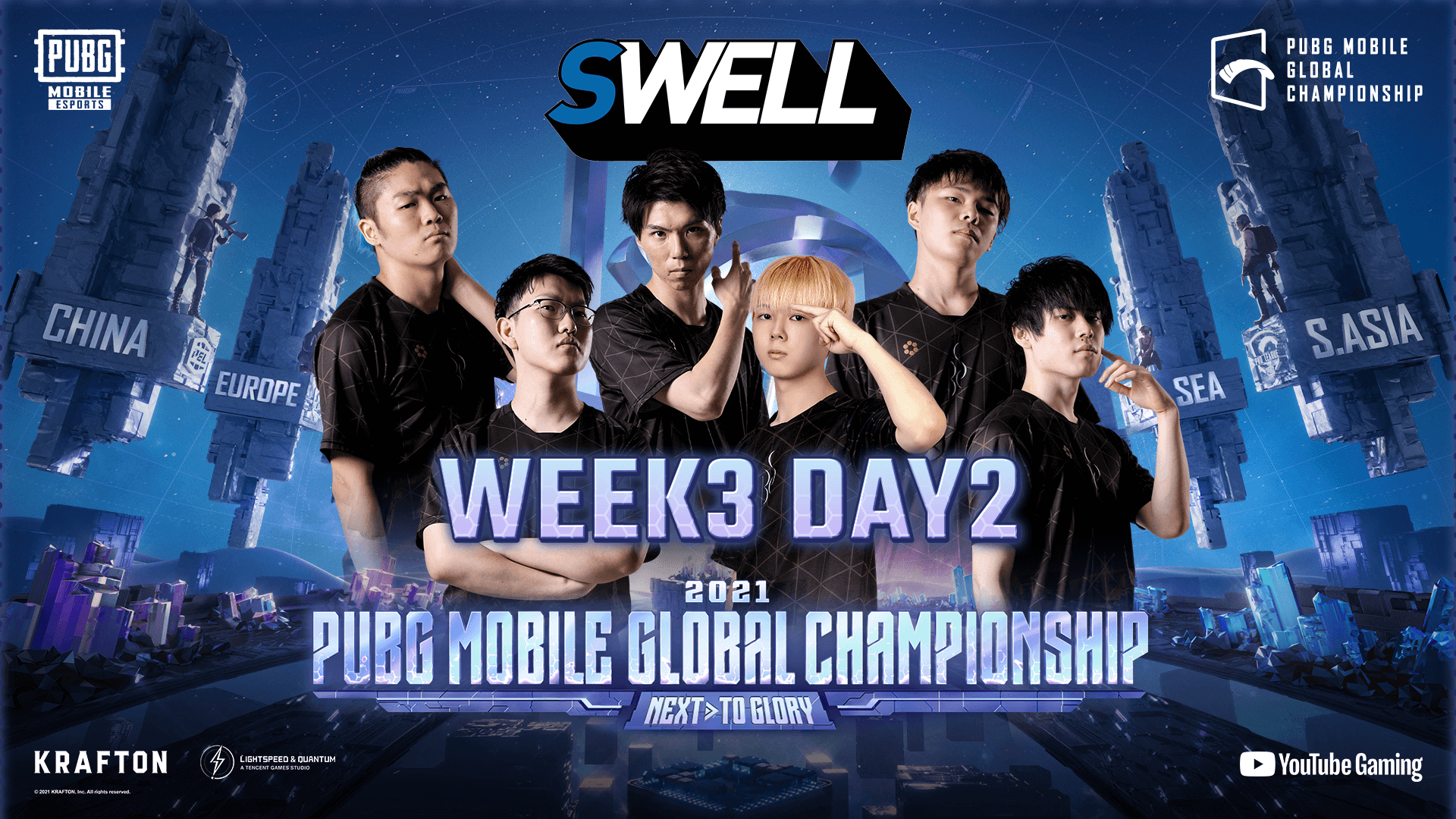 Pubg Mobile Japan 世界大会 Pmgc 21 Week3 Day1 配信スタート 日本代表 Reject と Swell は Pmgc21最後のsuperweekendに 進出できるのか 両チームとも全試合出場します ぜひ配信を見て 日本代表の応援をお願いします 配信情報