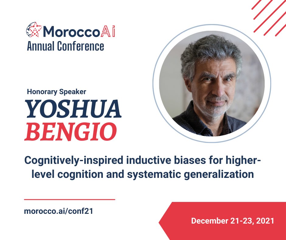 MoroccoAI's tweet photo. Don't miss 𝐘𝐨𝐬𝐡𝐮𝐚 𝐁𝐞𝐧𝐠𝐢𝐨'𝐬 𝐭𝐚𝐥𝐤 about 𝐂𝐨𝐠𝐧𝐢𝐭𝐢𝐯𝐞𝐥𝐲-𝐢𝐧𝐬𝐩𝐢𝐫𝐞𝐝 𝐢𝐧𝐝𝐮𝐜𝐭𝐢𝐯𝐞 𝐛𝐢𝐚𝐬𝐞𝐬 𝐟𝐨𝐫 𝐡𝐢𝐠𝐡𝐞𝐫-𝐥𝐞𝐯𝐞𝐥 𝐜𝐨𝐠𝐧𝐢𝐭𝐢𝐨𝐧 𝐚𝐧𝐝 𝐬𝐲𝐬𝐭𝐞𝐦𝐚𝐭𝐢𝐜 𝐠𝐞𝐧𝐞𝐫𝐚𝐥𝐢𝐳𝐚𝐭𝐢𝐨𝐧 on 𝐃𝐞𝐜𝐞𝐦𝐛𝐞𝐫 𝟐𝟏𝐬𝐭 𝐚𝐭 𝟐𝟎𝐡 GMT+1 https://t.co/VPl0AWFQ4E
