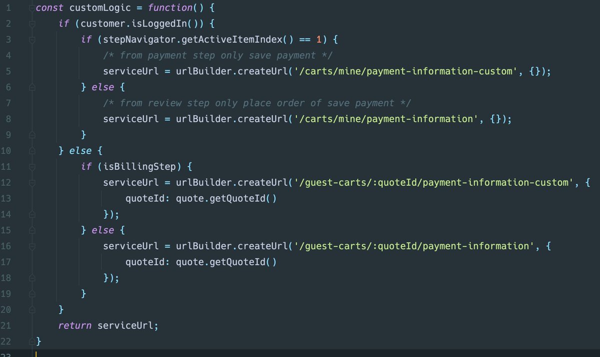 I just came across this code and thought to myself... lot of repeating going on here!

#LetsRefactor