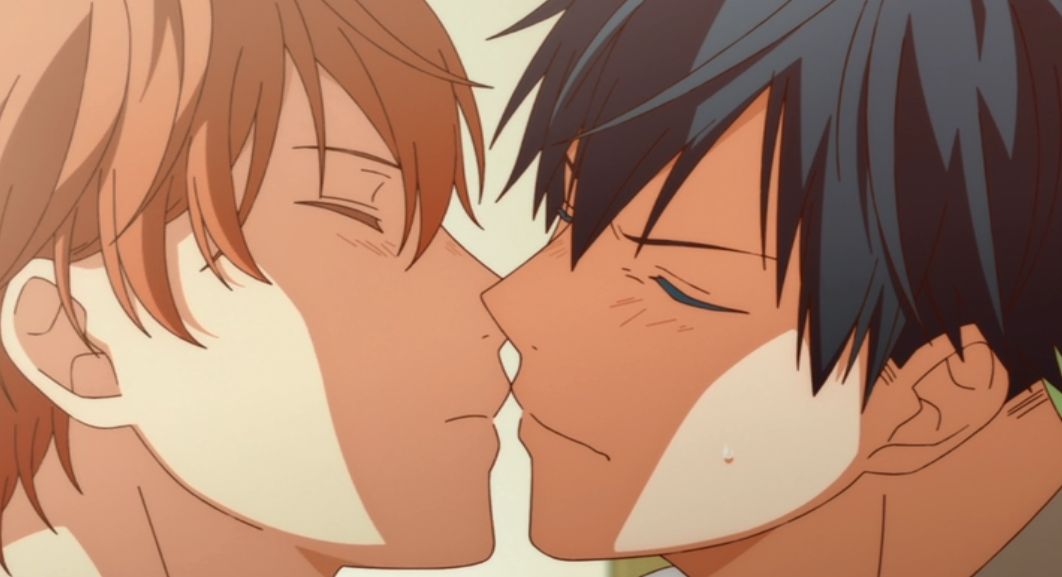 KyosukeYukine's tweet photo. what pure and innocent kiss!
its not even a real kiss , its a very beautiful move done by mafuyu for Ritskua to show him that he really cares about him and he didn't want to see him sad or disappointed ..
its I really love u Kiss..❤️
#givenOVA #Given #ギヴン #anime #mafuyu https://t.co/SdlG6bCCzd