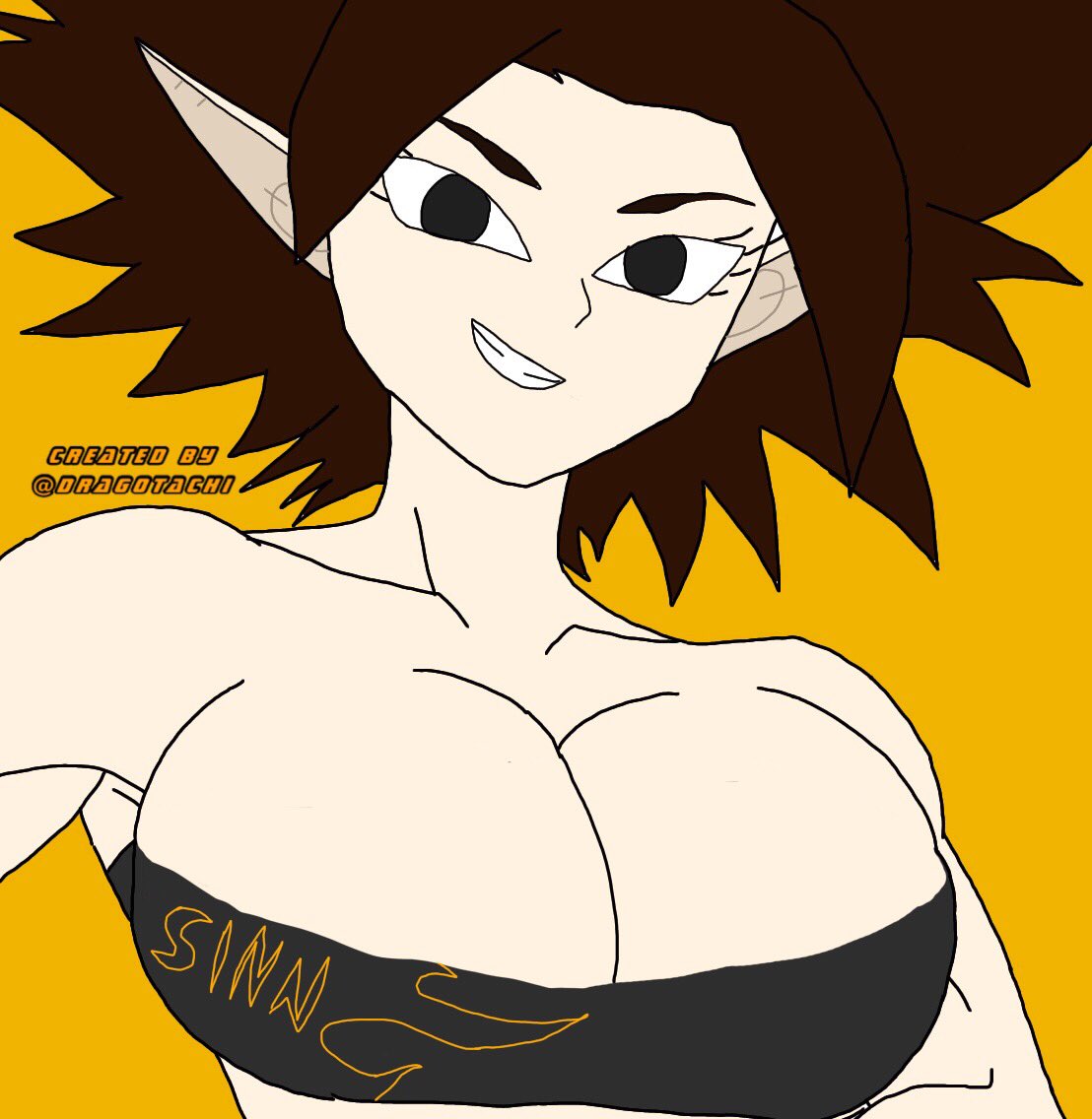 Dragotachi's tweet photo. Sinn: I got nothing else to do so I’m gonna hear what you all have to say
#OC #Sinn #Elf #DragonBall #DragonBallSuper #DragonBallAltered #Thicc #Tiddies https://t.co/YMxhpbTbJe