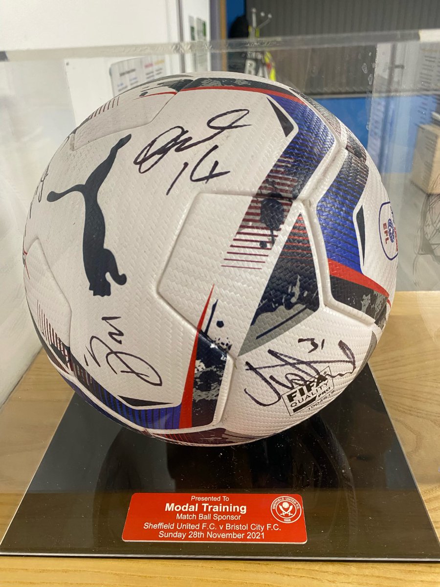 ModalTraining's tweet image. MODAL Training Centre and Humber Maritime College sponsored the match ball for the Sheffield United F.C VS Bristol City F.C. game.
Some of our team had the chance to go along and enjoy a brilliant match!
#sponsorship #matchball