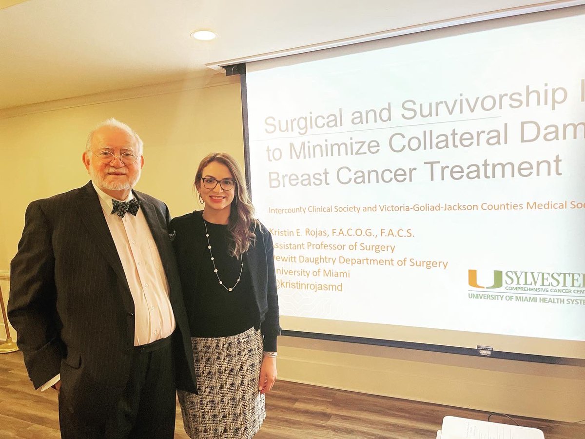Kristin E. Rojas MD, FACS, FACOG (@kristinrojasmd) on Twitter photo Had a wonderful evening at the Intercounty and Tricounty Medical Society Annual Banquet, where I shared innovations in decreasing morbidity of #cancer treatment and how to optimize #survivorship for women with #breastcancer <a href="/sylvestercancer/">Sylvester Comprehensive Cancer Center</a> <a href="/UMiamiHealth/">UMiami Health System</a> #eras #bcsm Had a wonderful evening at the Intercounty and Tricounty Medical Society Annual Banquet, where I shared innovations in decreasing morbidity of #cancer treatment and how to optimize #survivorship for women with #breastcancer <a href="/sylvestercancer/">Sylvester Comprehensive Cancer Center</a> <a href="/UMiamiHealth/">UMiami Health System</a> #eras #bcsm