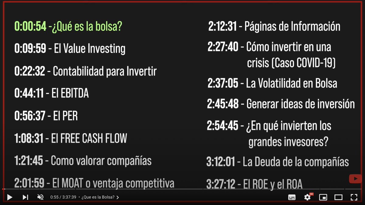 CURSO DE BOLSA GRATIS mas de 3h
(especial 14000 seguidores)

Doble regalo, sorteamos un libro de finanzas a elegir por el ganador y también regalamos Curso de Bolsa en vídeo

✅Para el libro simplemente, seguirnos + retweet
✅Para el curso, envía whatsapp "Quiero curso gratis"
