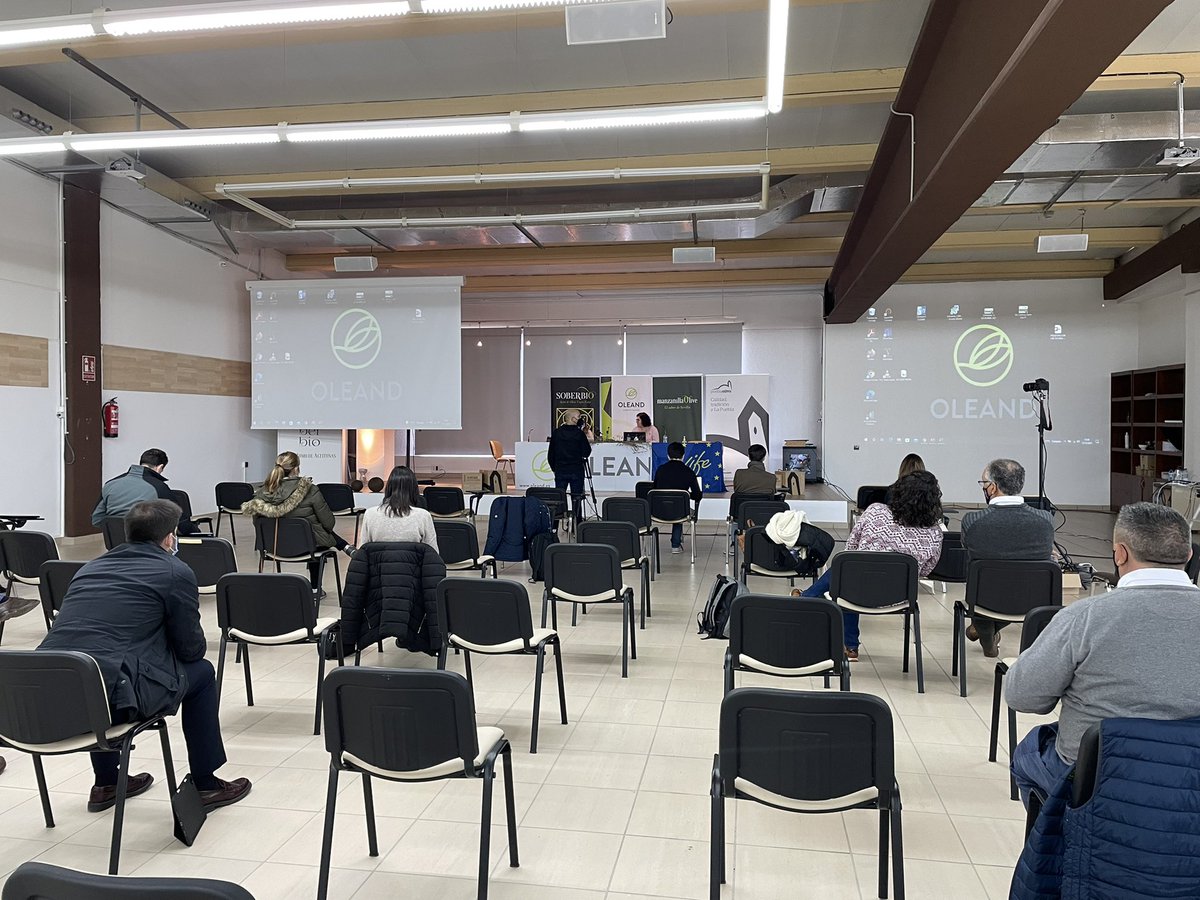 LifeSolieva's tweet photo. ⭕️🔴⚫️ #ESTAPASANDO | Se clausura la jornada de resultados finales de este importante proyecto para la viabilidad sostenible, social y económica para la industria de la #AceitunaDeMesa y para el presente del sector agroalimentario #lifesolieva https://t.co/RUTpL9Bg4u