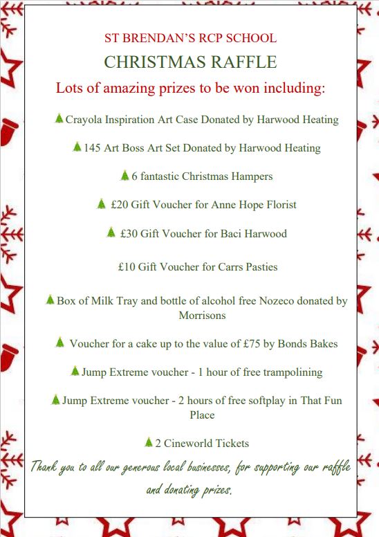 Our Christmas raffle is now live. We have lots of fantastic prizes to be won. Thank you to all our local businesses for their support. Please use this link to enter: raffall.com/279549/event/e…