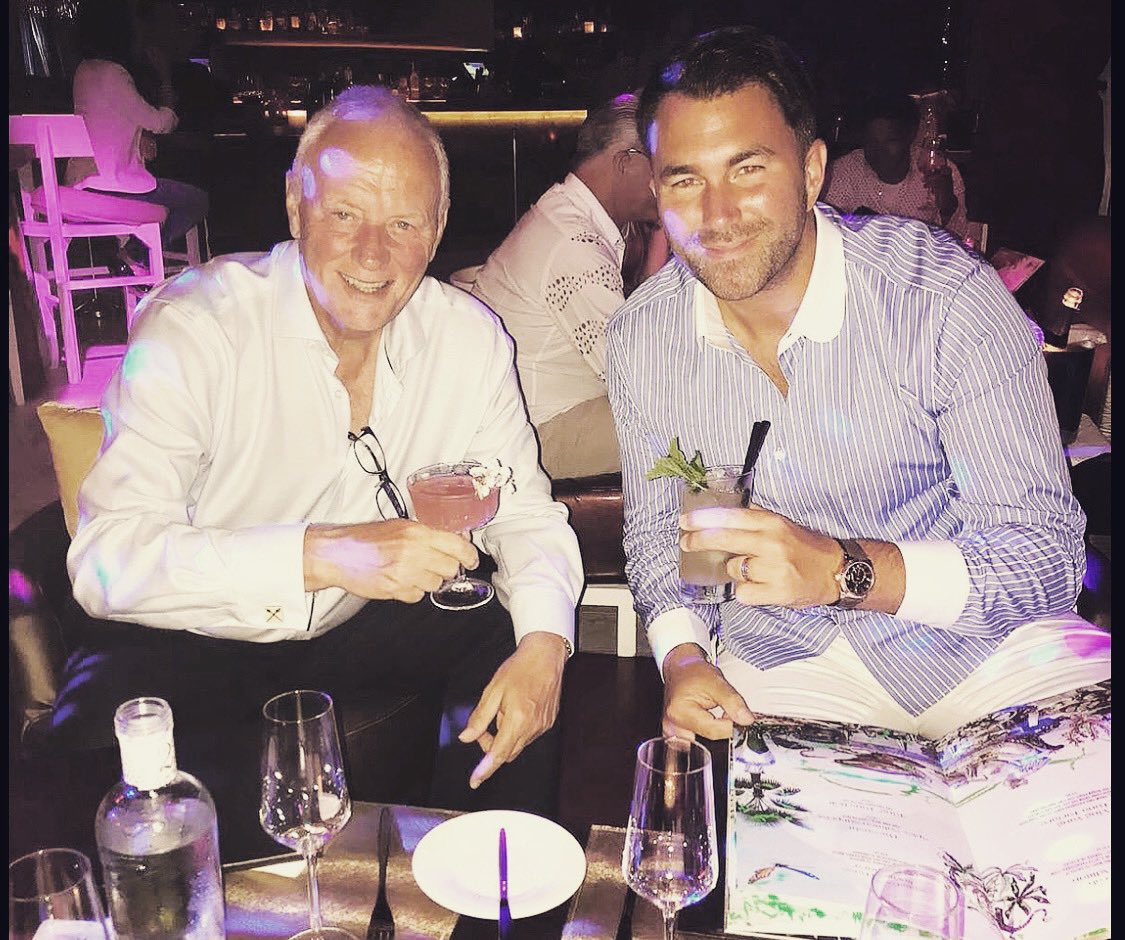 EddieHearn's tweet photo. Cheers to the old man @BarryHearn ! Proud day for our family today as my dad collects his OBE for services to sport from Windsor Castle! https://t.co/tk4dxJQc42
