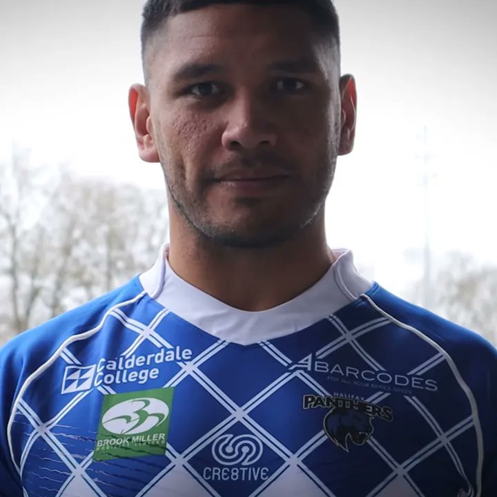 CalderdaleCol's tweet photo. Check out @AdzyTangata_ proudly sporting our logo! We’re proud to be sponsoring @HalifaxPanthers home shirt for the upcoming 2022 season! We can’t wait for the season after all the new signings. #PanthersAreInTown #TeamCalderdale https://t.co/tHdixHq6Pq