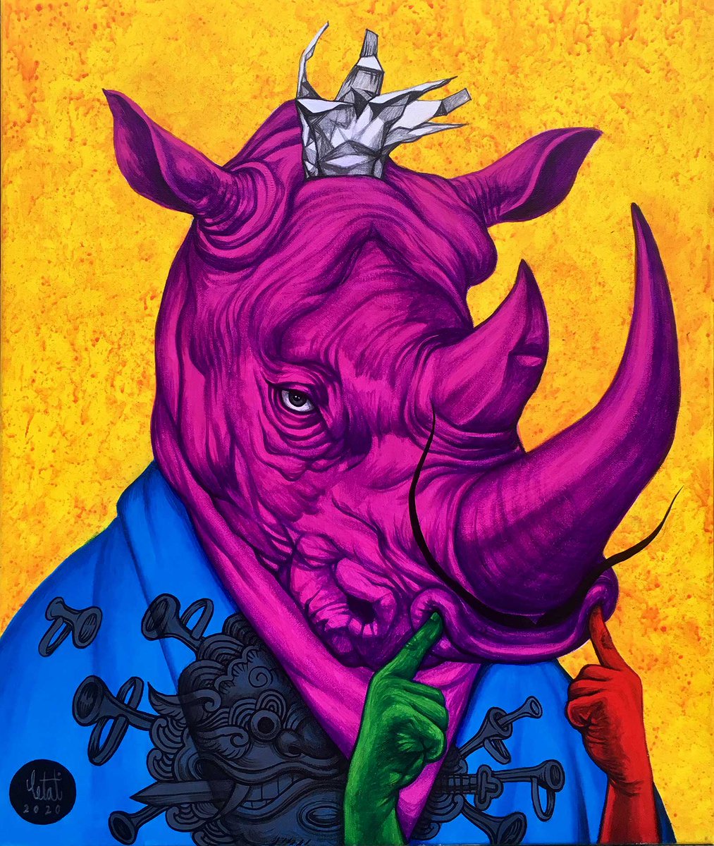 Purple Rhino ความแรดที่สื่อสารผ่านสีสันจัดจ้าน ผลงานโดย ธีธัช ธนโชคทวีพร tnc.art/artwork/16

#NFT #nftart #NFTartists #NFTcollectibles #nftcollector #NFTCommunity #OpenSeaNFT #NFTs