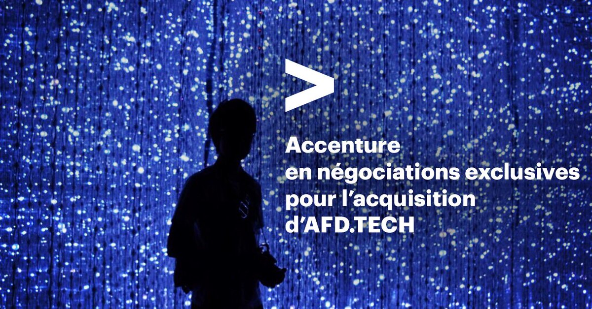 Je suis heureux de vous annoncer notre intention d’acquérir <a href="/AFD_TECH/">AFD.TECH part of Accenture</a>, une société indépendante spécialisée dans l'ingénierie, l'exploitation et les services liés aux #réseaux. + de 1 600 professionnels hautement qualifiés rejoindraient ainsi <a href="/Accenture/">Accenture</a> newsroom.accenture.fr/fr/news/accent…