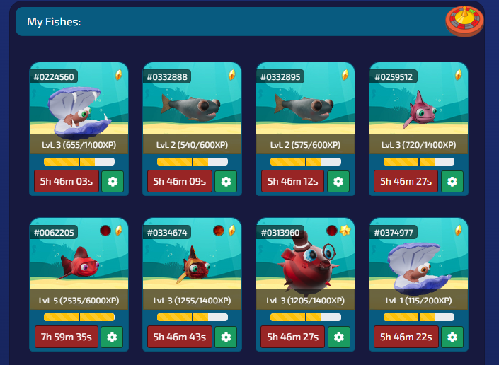 mgallizioli's tweet photo. how boring fishing to feed these fish! Do they eat that much? #CoinToFish #clicktoearn #NFTGame https://t.co/DuvChDSCVo