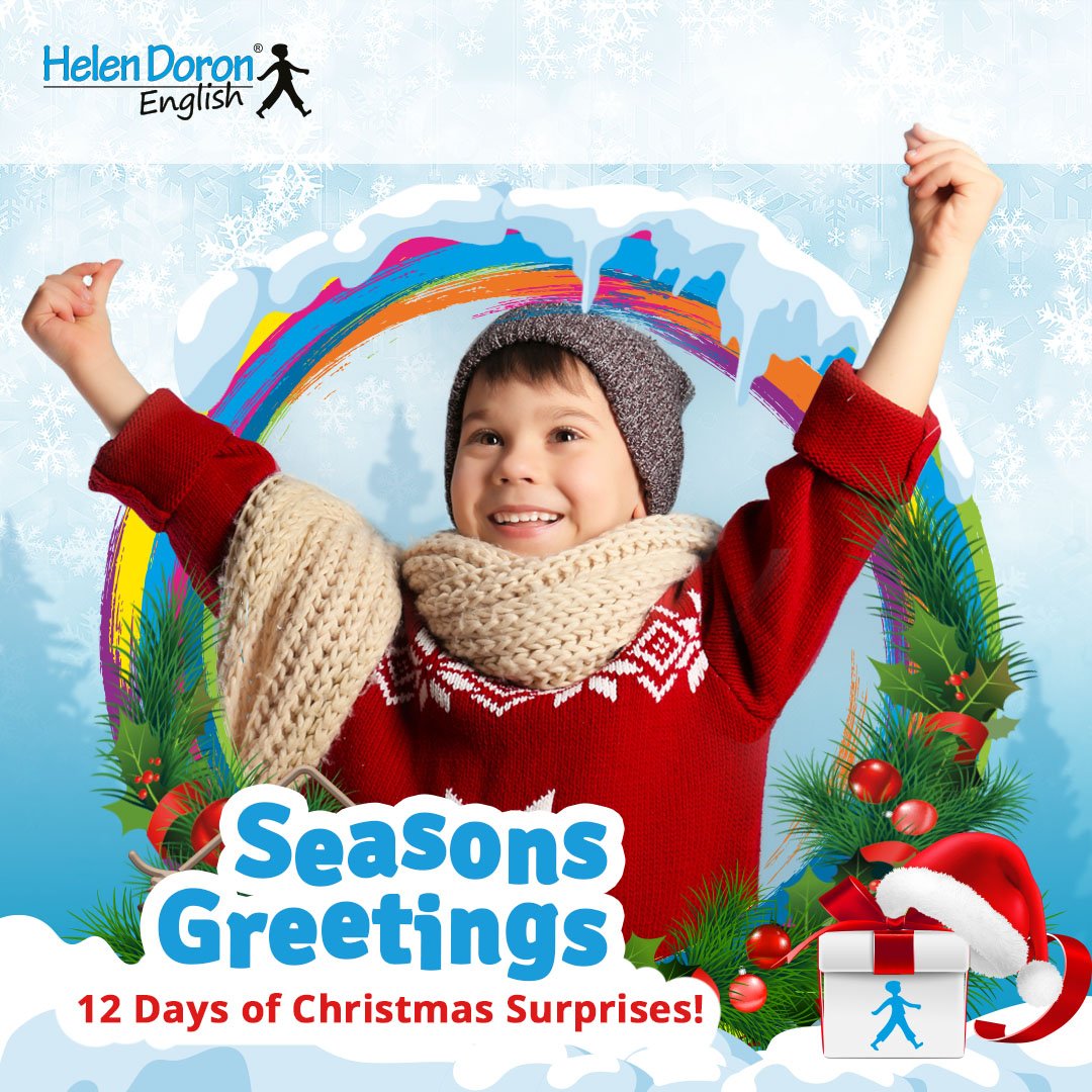 Que la temporada navideña llene tu hogar de alegría, tu corazón de amor y tu vida de sonrisas✨

🎁Hemos preparado algunos regalos divertidos para que los abráis cada día 
👉🏼 hubs.li/Q010QSw-0

#SeasonsGreetings #HelenDoronEnglish #Christmas2021#HolidaySpirit