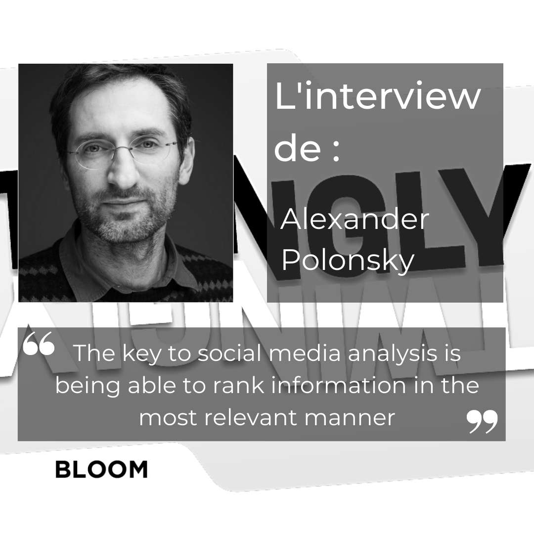 AnalyticsBloom's tweet photo. Alexander interview on twingly :  "the key to social media analysis is being able to rank information in the most relevant manner" @twingly 
#anticipe #reseauxsociaux #data #tendances #socialmedia #detecter https://t.co/ZmopGLY1z9 https://t.co/yF1RhMX8D7