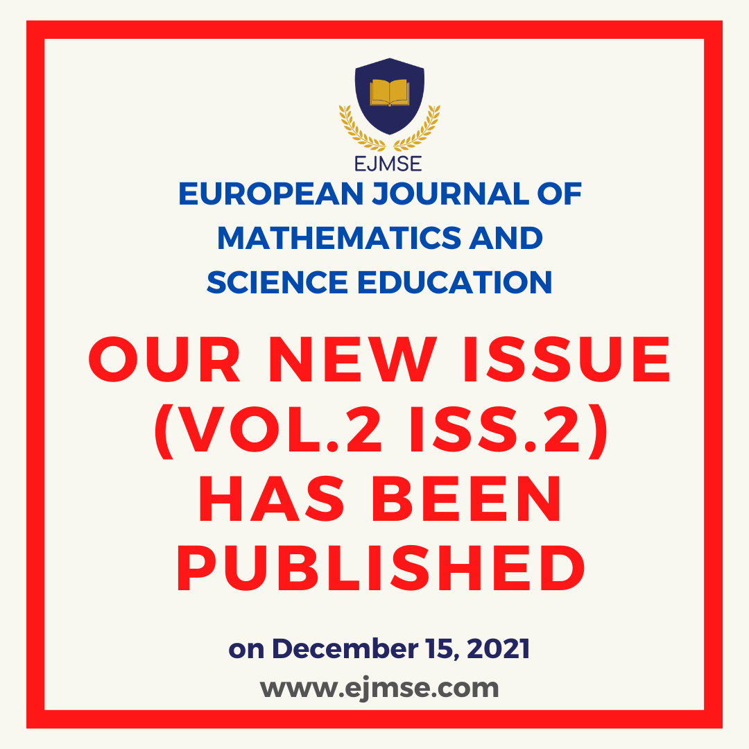 ejmse_'s tweet photo. We are pleased to announce that our latest issue  (Vol.2 Iss.2) has been released- see https://t.co/BS7fJGpczu
#journal #educationalscience #mathematicseducation #article #scienceeducation #educationalresearch #peerreviewed #submission #phd #academic #academicresearch #manuscript https://t.co/8jwH7ti8Ug