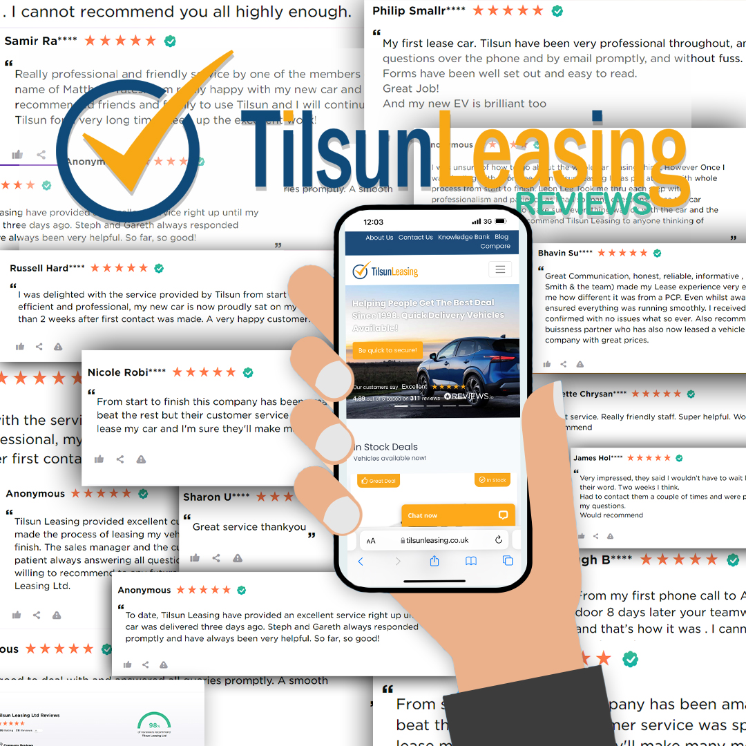 Here at Tilsun Leasing we pride ourselves on providing the highest level of customer service .

You can see that our clients really appreciate our team going the extra mile for them.

Want to have the same experience  visit our website
bit.ly/3F0GBar
#car #leasing