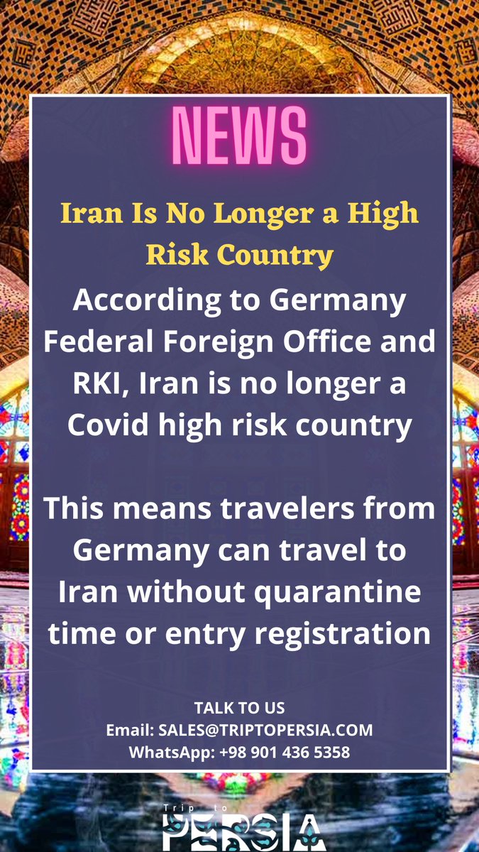 TriptoPersia's tweet photo. #triptopersia #triptoperiatravelagency #iranvisum #iranvisa #iranreisen https://t.co/RPsJcUbK2q