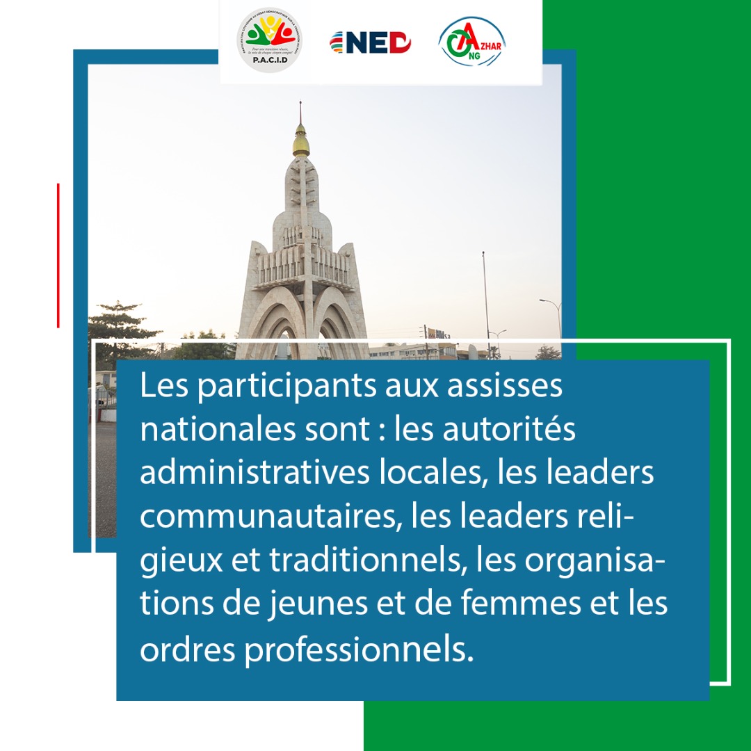 pacidpacid's tweet photo. Toutes les couches socio-professionnelles participeront aux Assises Nationales de la Refondation.

@NEDemocracy 
@azhar_ong https://t.co/6lURFhNig0