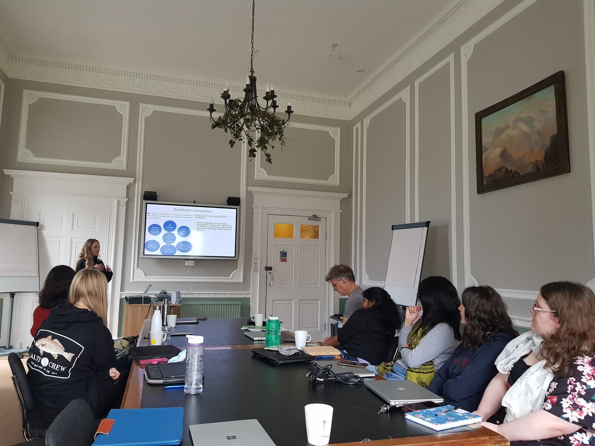 ECORISC_CDT's tweet photo. A great start to day 2 of the @NERCscience ECORISC CDT residential workshop learning about the different PhD projects and the research plans for the coming year. https://t.co/dpCcKPcoNy