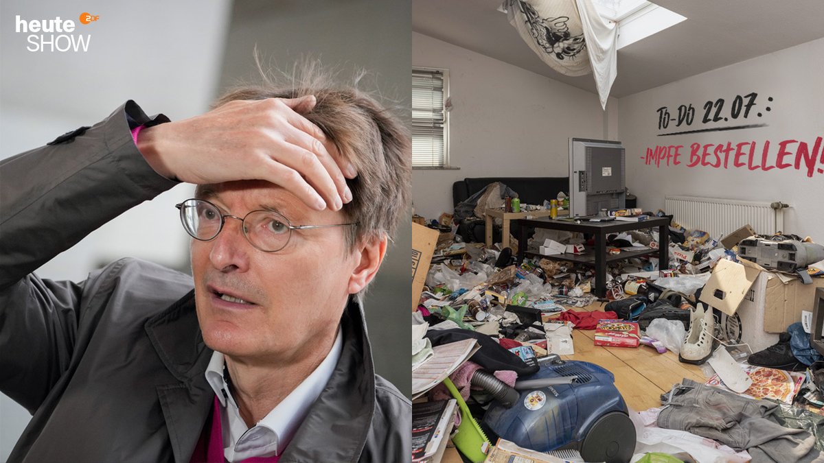 heuteshow's tweet photo. #Lauterbach, als er das erste Mal sein neues Büro betritt https://t.co/0pllgdscdS
