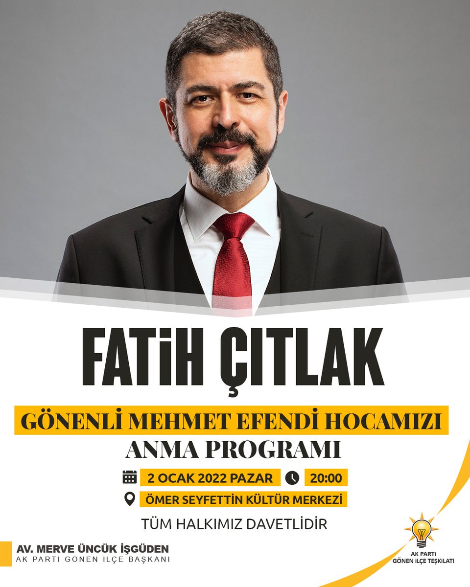 Vefatının yıldönümünde, kıymetli Hocamızı anma programında birlikte olmak dileğiyle..