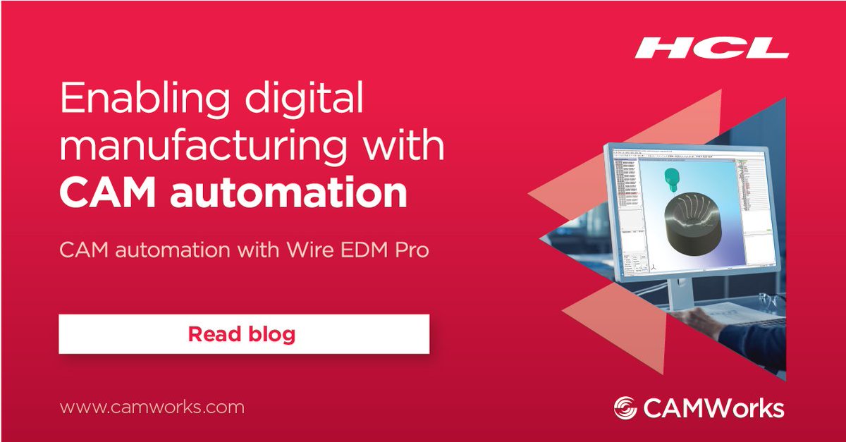 CAMWorks's tweet image. Learn how you can program you Wire EDM Pro machines easily in no time with automatic programming available in CAMWorks Wire EDM Pro. Read the blog post to learn more #CAMAutomation bit.ly/3IutCjp
