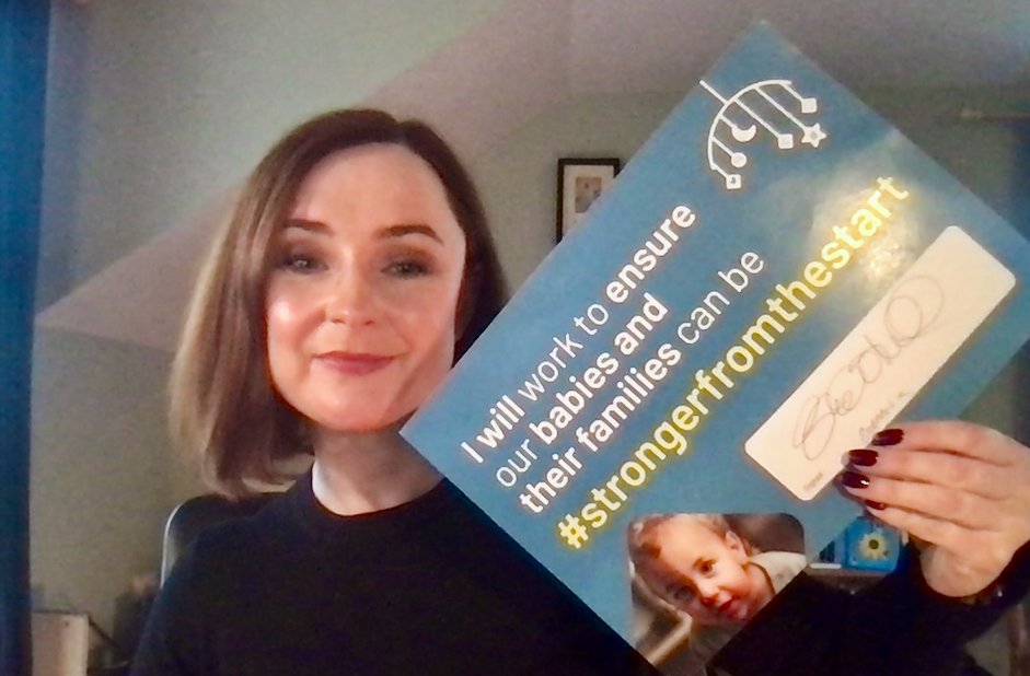 profsiobhanon's tweet photo. #TransgenerationalTrauma Awareness Day 💛

I'm sharing my commitment to ensuring that our babies &amp; families can be #StrongerFromTheStart.

We need funding to #PlugTheGap &amp; deliver the Mental Health Strategy. 

&amp; a childcare strategy. 

#TTAD21 #BabiesCantWait #First1000Days https://t.co/s0f2agysiF