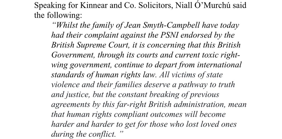 trishdevlin's tweet photo. Statement from @KinnearAndCo https://t.co/sUInOUQekd