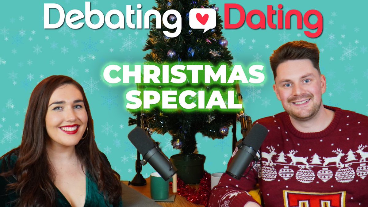 DebatingDating's tweet photo. Reminder that our Christmas Special is also available on YouTube, where we’ve been literally caught in 4K! 

Watch here: 🖥 https://t.co/UHhPwQzHCh https://t.co/bph7gmQj8r
