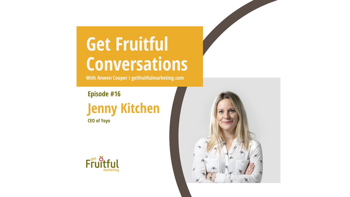 Our conversation with the CEO of Yoyo Jenny Kitchen is now live on YouTube, Apple Podcasts, Spotify, Google Podcasts, our Website and wherever else you regularly catch the latest Fruitful Chat. #Marketing #Yoyo #Fruitful #Podcasts #Linkedin #BusinessForGood #Impact #Purpose