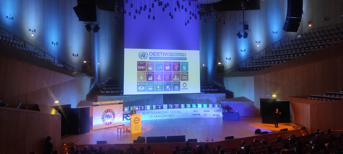 CEOEAragon's tweet photo. Día de #RSA2021 #RSE con la Jornada de Responsabilidad Social en Aragón.
Enhorabuena a los galardonados de esta edición: #GrupoSesé, @indavi_, @HSJD_Zaragoza, @ObraSocialdelCarmen, @juanroyoabenia. Y a las 1.750 empresas adheridas al #PlanRSA https://t.co/JUhtIdLTZ1
