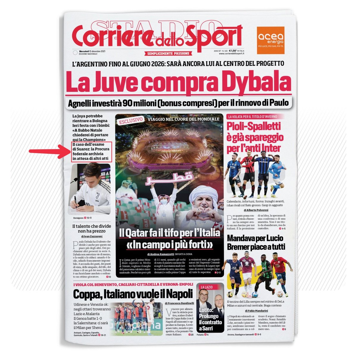 Juve indagata Juve assolta (@CorSport)