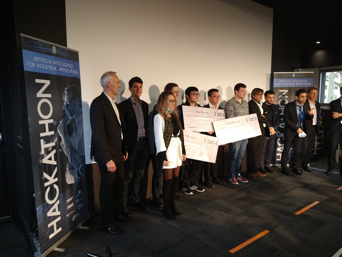 Jean Herondart (@jeanherondart) on Twitter photo Finale de l'Hackathon Ai4ia Ariane Group
Kaoutar Sighouer, CTO AI & 5G Solutions Atos, et les autres membres du jury fĂ©licitent les finalistes đđđRT<a href="/AtosFR/">Atos France</a> <a href="/actu_ETI/">Techniques de l'IngĂ©nieur</a> <a href="/SKF_FR/">SKF en France</a> <a href="/ArianeGroup/">ArianeGroup</a> <a href="/kaoutarSghiouer/">Kaoutar SGHIOUER</a> agorize.com/fr/challenges/⊠Finale de l'Hackathon Ai4ia Ariane Group
Kaoutar Sighouer, CTO AI & 5G Solutions Atos, et les autres membres du jury fĂ©licitent les finalistes đđđRT<a href="/AtosFR/">Atos France</a> <a href="/actu_ETI/">Techniques de l'IngĂ©nieur</a> <a href="/SKF_FR/">SKF en France</a> <a href="/ArianeGroup/">ArianeGroup</a> <a href="/kaoutarSghiouer/">Kaoutar SGHIOUER</a> agorize.com/fr/challenges/âŠ