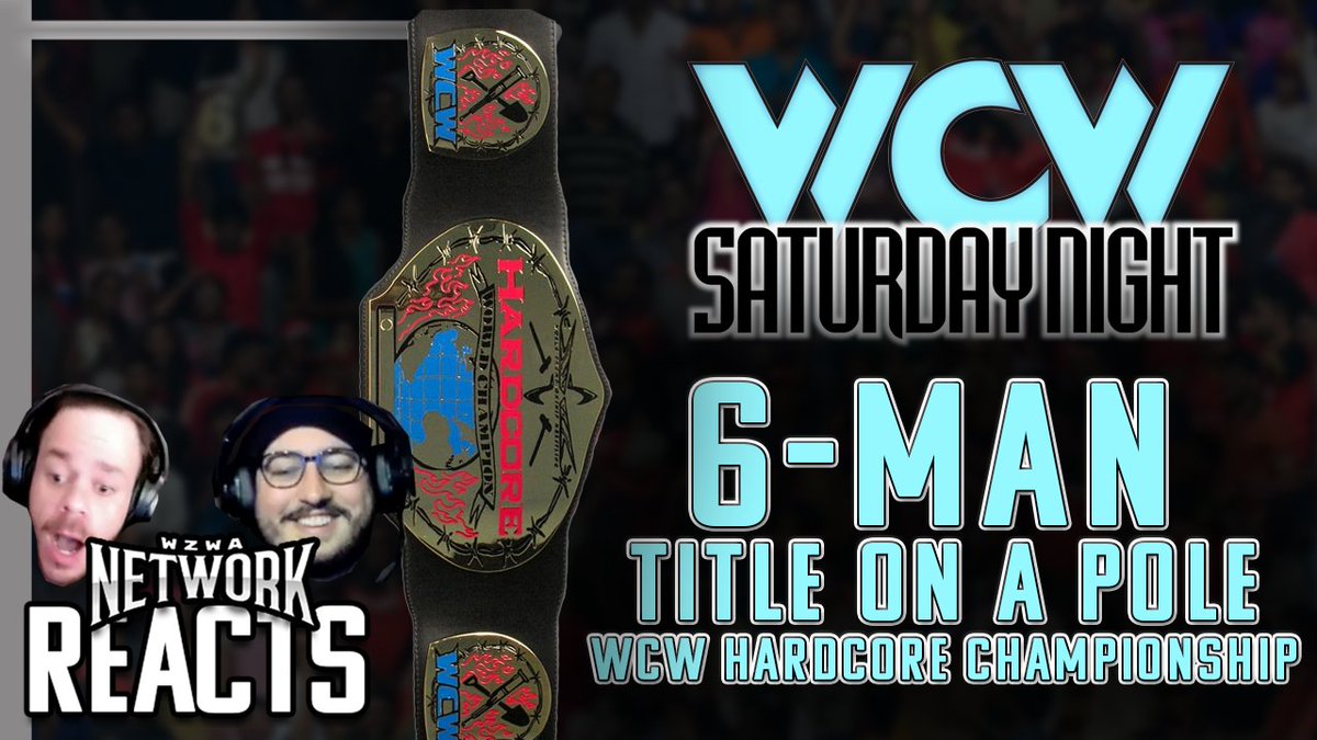 SlamSociety_'s tweet photo. π NEW REACTION VIDEO! π€―
@KarliforniaWZWA & @jooseyboy watch along to the final match of WCW Saturday Night in April 2000 - a WCW Hardcore Title on a Pole Match!
Feat. @BrianKnobs, #DaveBurkhead, #AdrianByrd, #AlGreen, #RickFuller and @NormanSmiley1.
https://t.co/XzLxis6n1X https://t.co/yAwUrawMFm