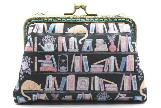 Itspursefect's tweet photo. A 'purrfect' purse for someone who's an avid reader, this one features beautiful bookshelves with little cats curled up having a nap here and there. Ready to post in my Etsy store!

https://t.co/mMO8tZMmiV 
 
#elevenseshour #books  #shopindie #MHHSBD #CatsOfTwitter https://t.co/ZAEnc9nYLu