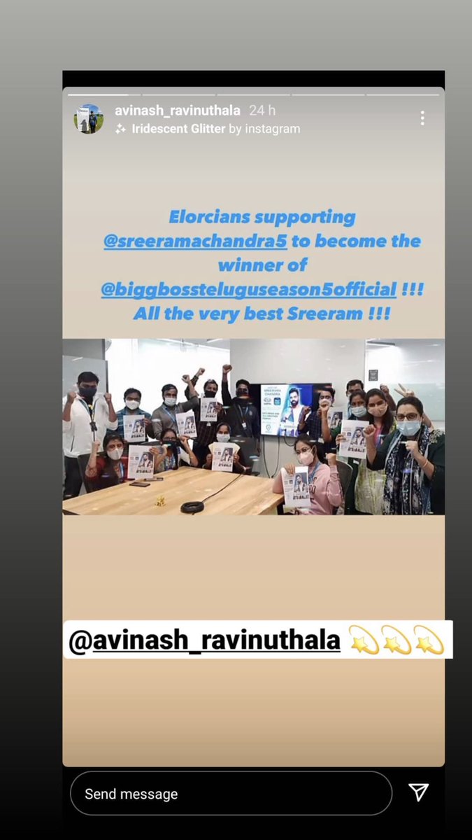 Sreevashere's tweet photo. This is craze of  
SreeramaChandra Mynampati 🔥
Unofficial poll’s lo chusi decide ayevalaki Answer vastadi 🤟

 #SreeramaChandra #VoteForSreeram https://t.co/XAvOjVRk3A