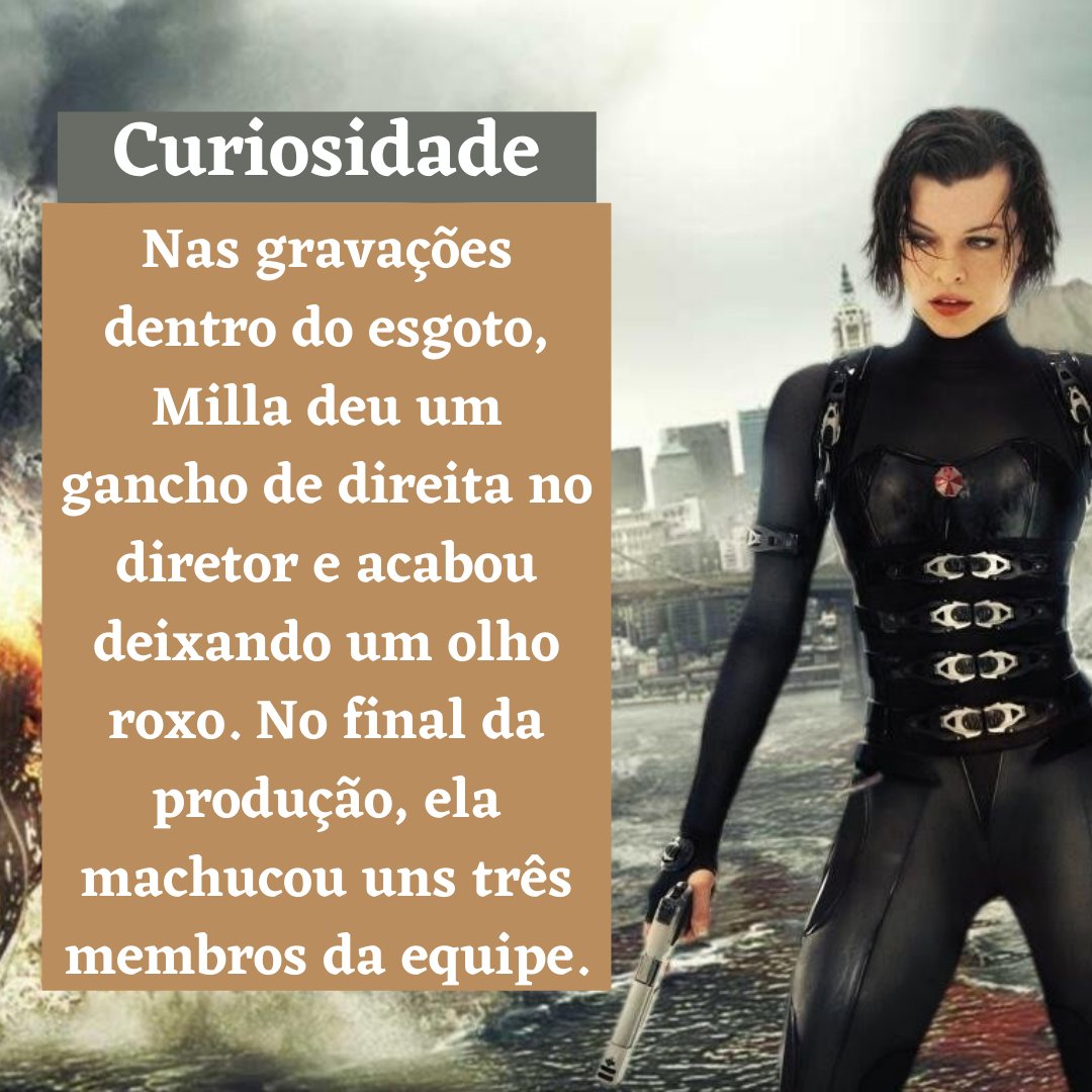 topfilmes_'s tweet photo. Curiosidade #filmes #ResidentEvil https://t.co/vado8GX7Za
