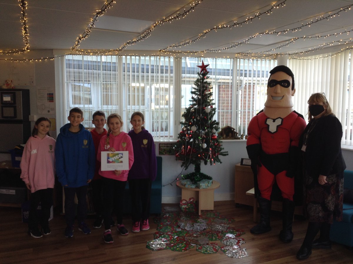 The gift to families this Christmas. Hill View Pupils filled presents with coins to give to the YMCA to help families see one another at this special time. <a href="/YMCABournemouth/">YMCA Bournemouth</a>