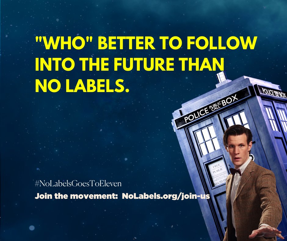 NoLabelsOrg's tweet photo. #NoLabelsGoesToEleven

https://t.co/Of3WGFK8p5 https://t.co/uySj5vxeM5