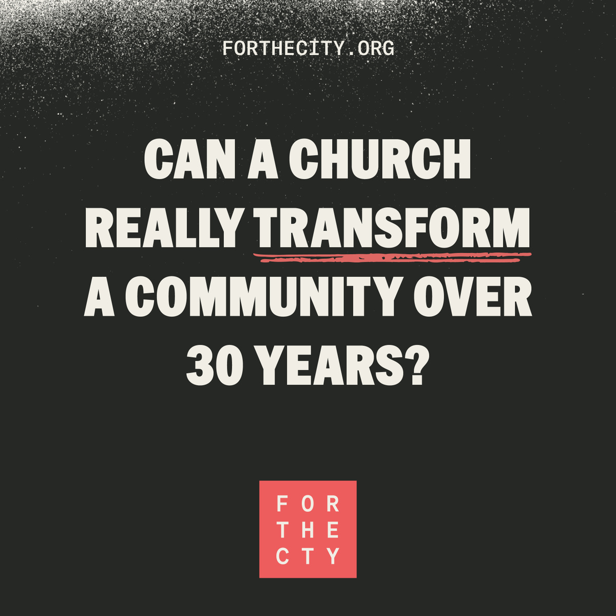 Can a church really transform a community over 30 years? Thats the question Juan Peña asked when he moved into a part of urban Denver that was hurting and planted Providence Bible Church. anchor.fm/forthecity