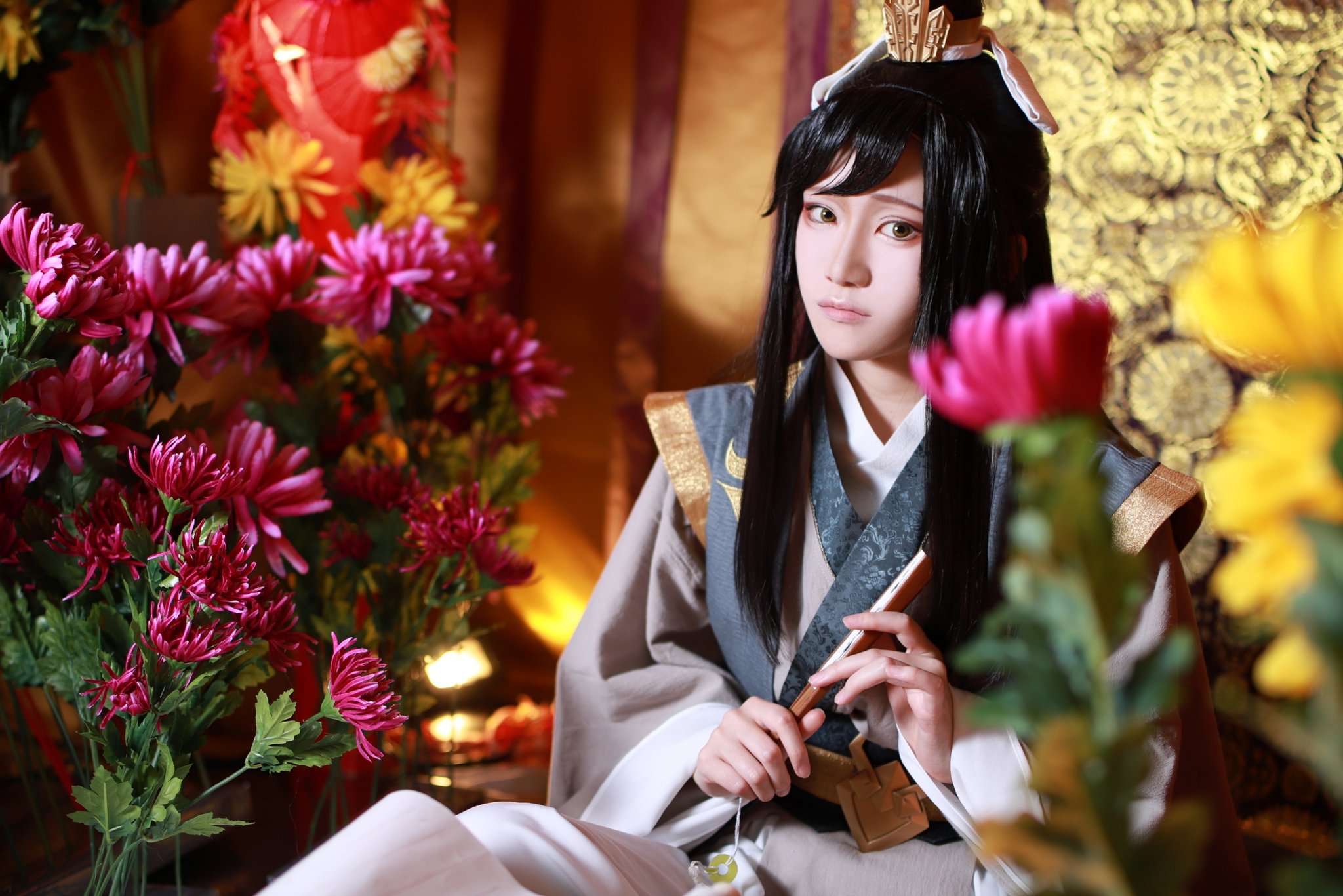 古装・漢服ー男】中華服古装 魔道祖師 聶懐桑 演出服 撮影服