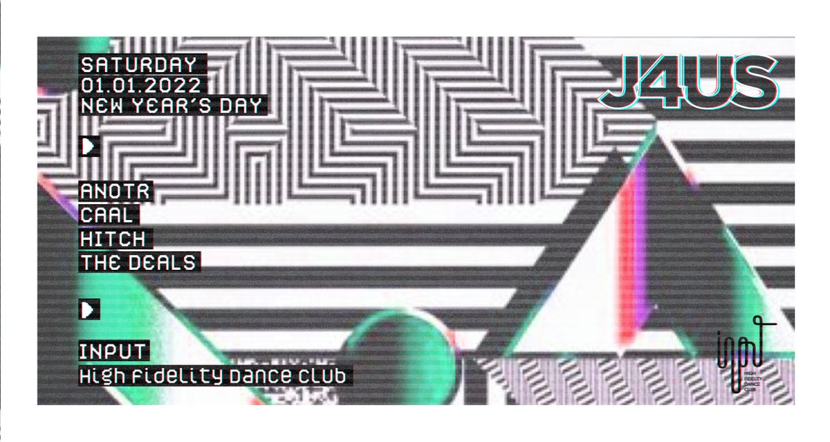 Superstar Amsterdam duo <a href="/ANOTR/">ANOTR</a> are back to help us spread that New Year cheer along with house specialists <a href="/CaalMusicOFC/">CAAL</a> , and well-briefed residents <a href="/HITCHMUSIC/">HITCH</a> and <a href="/thedealsmusic/">THE DEALS</a> 😈

Doors open at 23H on Jan 1st!

Tickets: inputbcn.com/en/tickets#/en…