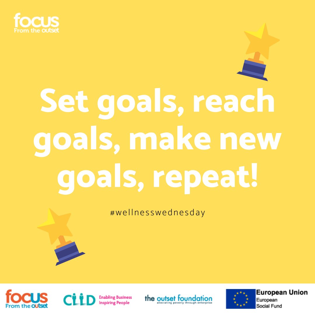 FocusFromOutset's tweet photo. Even the best of us need to set targets, it’s what keeps us improving. Use a journal or a whiteboard to write your affirmations, goals and positive words daily, or speak them to yourself in the mirror. Shine bright this Wednesday. https://t.co/Npb8R1amKY