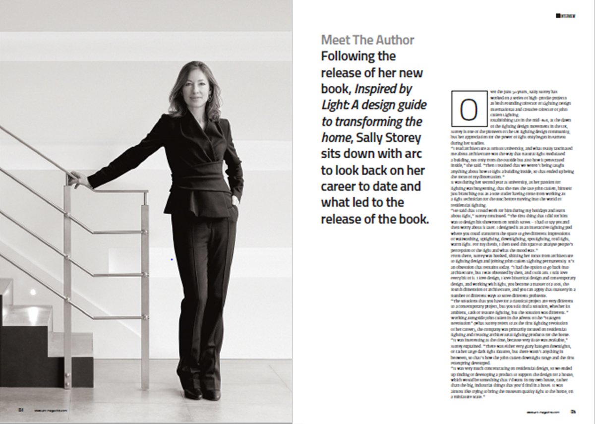 lightdesint's tweet photo. Sally Storey the design director at LDI did an interview with @arc_mag which is in their latest feature.
Click the link in our bio to read the article on pages 34-38.
#lightingdesigninternational #lightingdesign #lighting #design #designinspo #arcmagazine #sallystorey https://t.co/jTKaGpkp4p