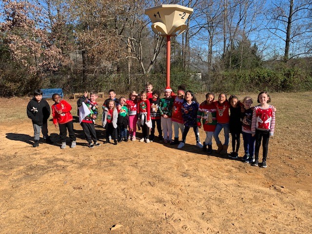 2nd graders had FUN with their Tacky Sweater day attire today! <a href="/OGESeagles/">Oak Grove Elementary School</a>